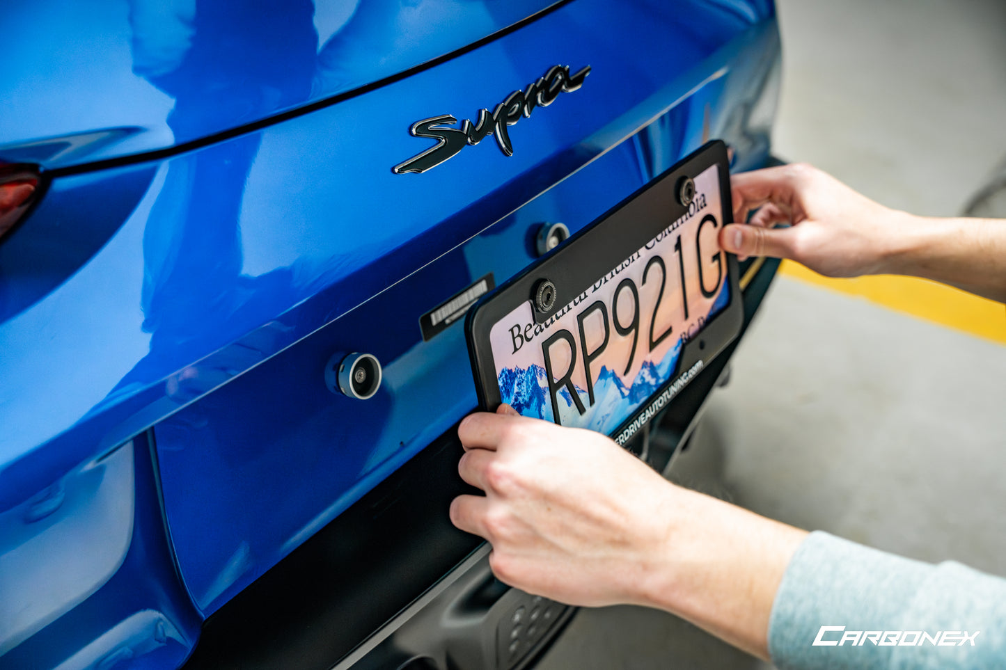 Supra Magnetic Rear License Plate Mount Kit - North America