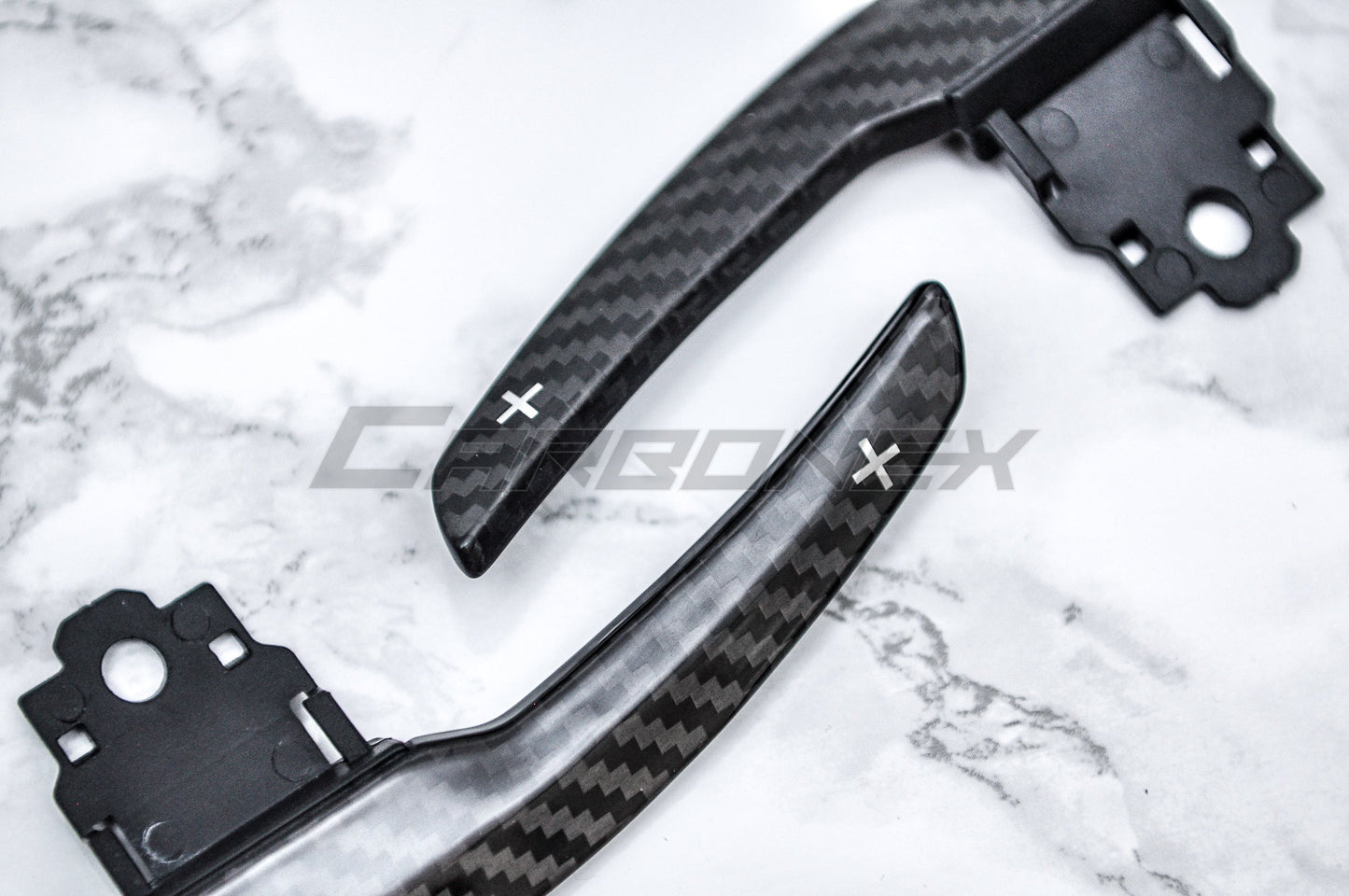 BMW F Chassis Carbon Paddle Shifters - Matte