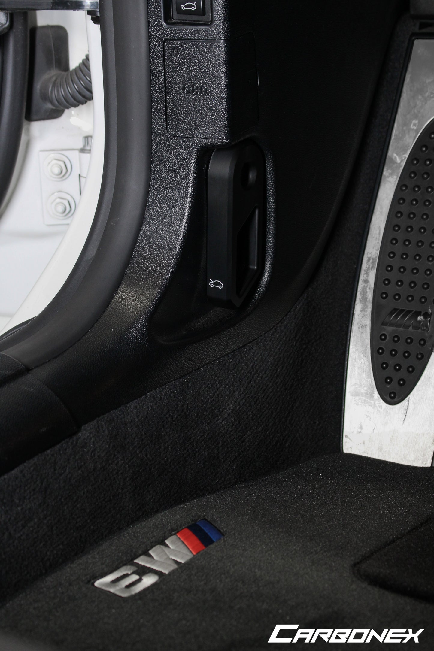 BMW E Chassis Hood Latch Handle - Black | 1M, M3 | 1, 3 Series
