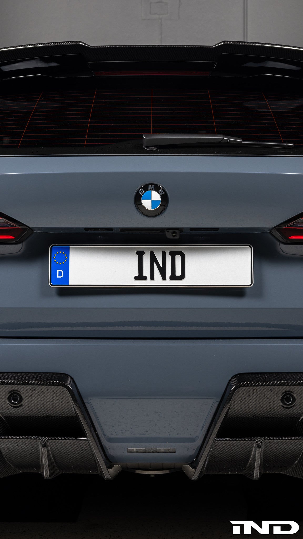 BMW Magnetic Rear License Plate Mount Kit - Europe