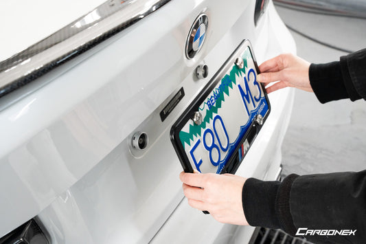 BMW Magnetic Rear License Plate Mount Kit