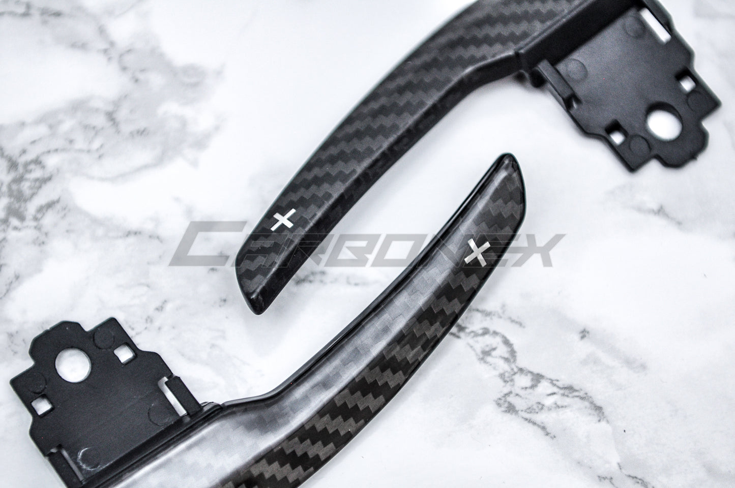 BMW F Chassis Carbon Paddle Shifters - Gloss