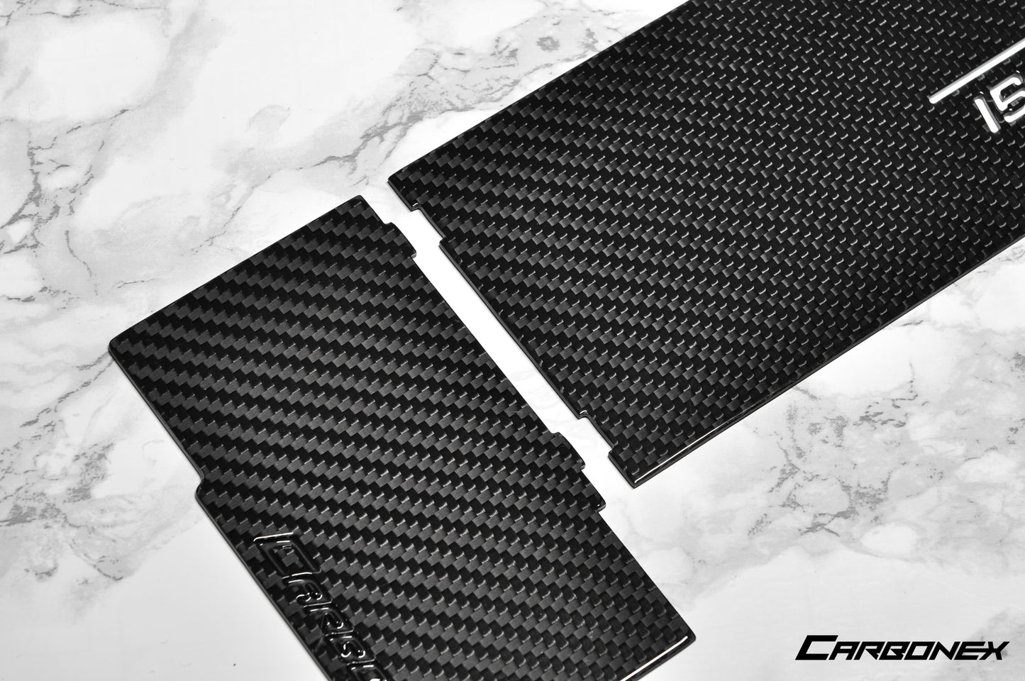 BMW S55 Engine Carbon Intercooler Cover - Gloss
